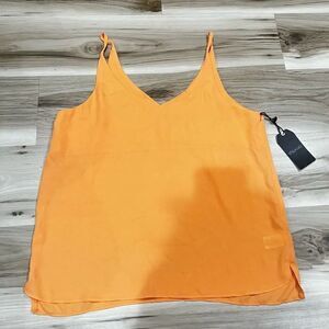 NEW Stella Luce Orange Spaghetti Strap Tank Top Women’s Large